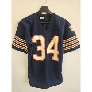 Vintage Chicago Bears Jersey Mens Medium Blue 34 NFL Football Walter Payton 80s